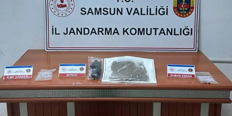 Jandarma tarafından uyuşturucuyla yakalanan şahıs tutuklandı