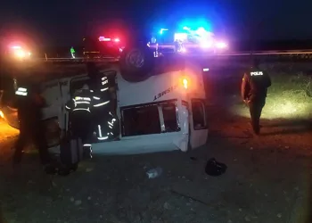Konya’da minibüs şarampole devrildi: 6 yaralı