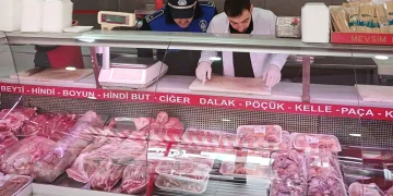 Zabıtadan kasaplara Ramazan denetimi