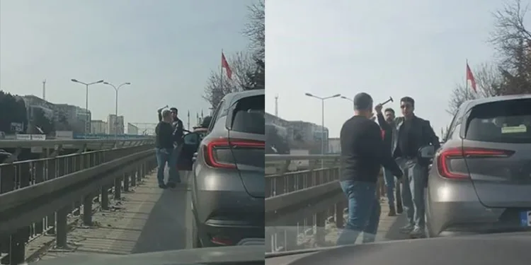 E-5 Karayolu’nda sürücüler arasında çekiçli bıçaklı kavga