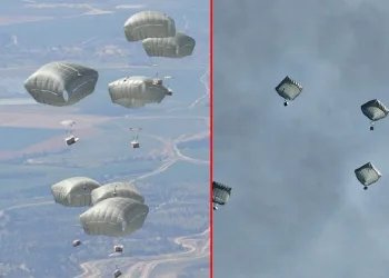 Ürdün’den Gazze’ye havadan yardım paketi