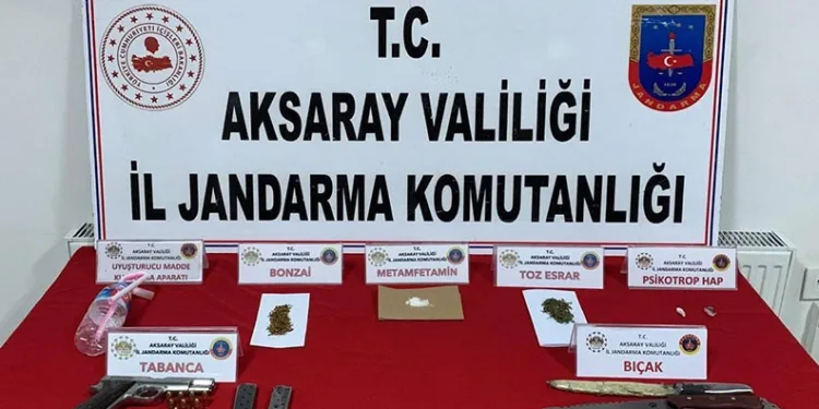 Aksaray’da uyuşturucu taciri gözaltına alındı