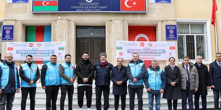 TDV’den Azerbaycan’da ihtiyaç sahiplerine gıda yardımı