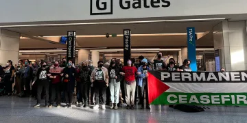 ABD’de Havalimanı’nda Gazze protestosu