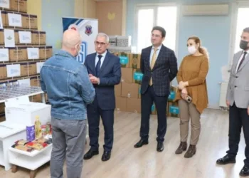 Bursa’da denetimli serbestlik yükümlülerine gıda yardımı
