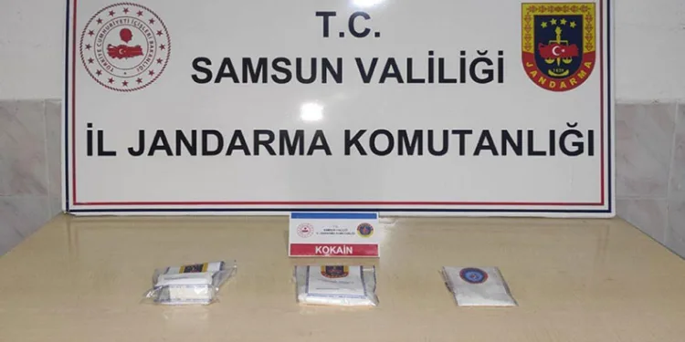 Bafra’da kokain ele geçirildi: 2 gözaltı