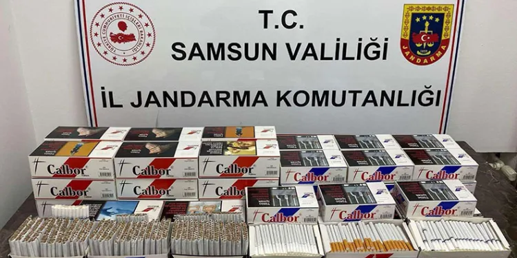 Jandarmadan kaçak tütün satıcılarına baskın