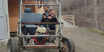 Erzurumlu gencin aracı göz dolduruyor