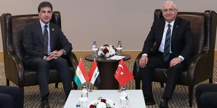 Bakan Güler, Barzani ile görüştü