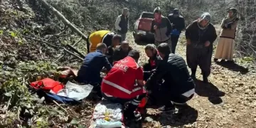 Ot toplamaya gittiği yaylada bacağını kırarak mahsur kaldı