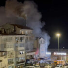 Bursa'da balıkçı restoranında korkutan yangın