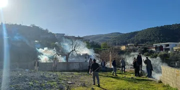 İki aile arasında taşlı sopalı kavga