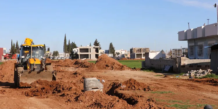 Mardin’de altyapı güçlendirme çalışmaları sürüyor