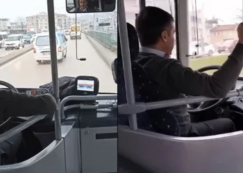 Otobüsüne aldığı kadın yolcuların, kadınlar gününü kutladı