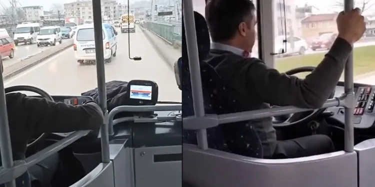 Otobüsüne aldığı kadın yolcuların, kadınlar gününü kutladı