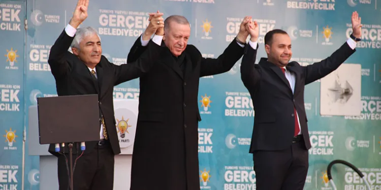 Erdoğan’ın Çankırı mitingine insan seli