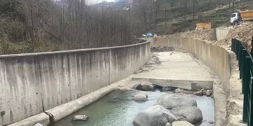 Rize’de bir garip dere ıslahı