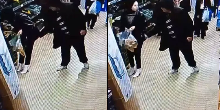 Markette alışveriş yapan kadın tacize uğradı