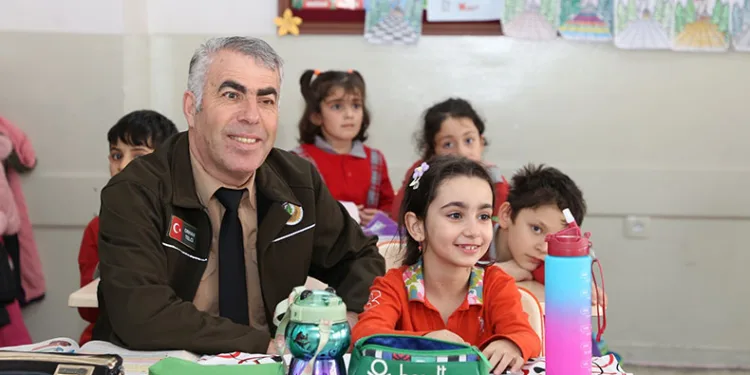 Çocuklara orman ve ağaç bilinçlendirmesi