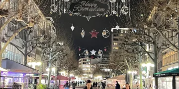 Frankfurt Ramazan ayı için süslendi
