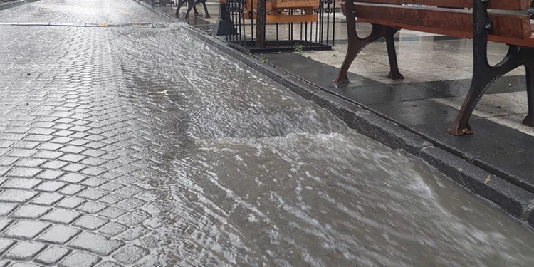 Tekirdağ’da sağanak yağış