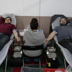Kızılay'a kan bağışında bulundular