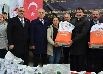Denizli’de 590 üreticiye 20 ton tohum dağıtıldı