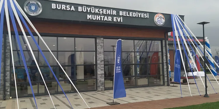 Bursa’da muhtarlara modern tesis