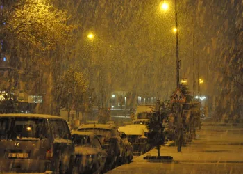 Kars’ta yoğun kar yağışı