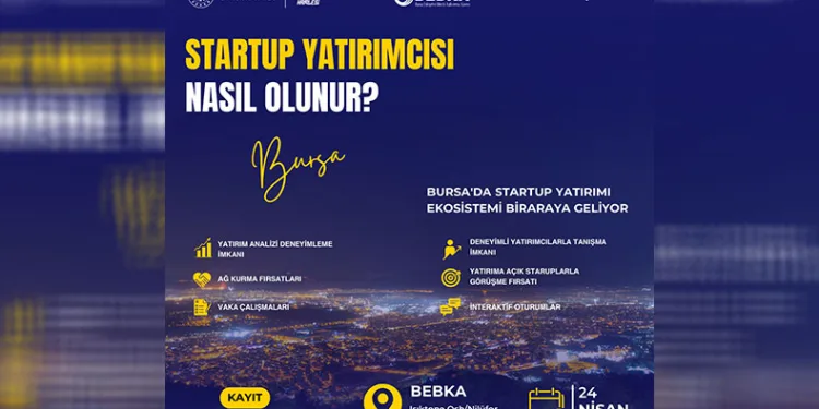 Bursa’da STARTUP yatırım ekosistemi bir araya geliyor