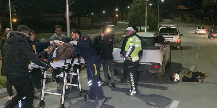Karaman’da cip ile motosiklet çarpıştı