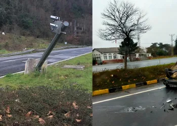 Alaplı’da iki araç çarpıştı