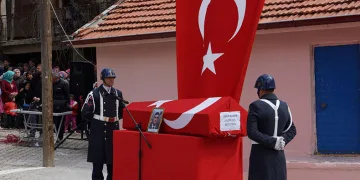 Uzman çavuşa Karaman’da acı veda