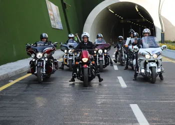 100. Yıl Tünelleri’nde motosiklet turu