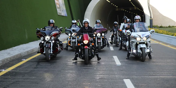 100. Yıl Tünelleri’nde motosiklet turu
