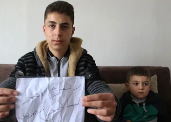 Kapıya bırakılan mesaj tedirgin ediyor