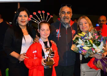 Down Sendromlu Selin Naz, dünya şampiyonu oldu