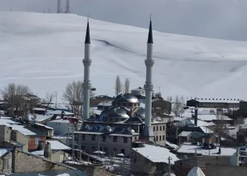 Kar yağışı Aşkale’yi esir aldı