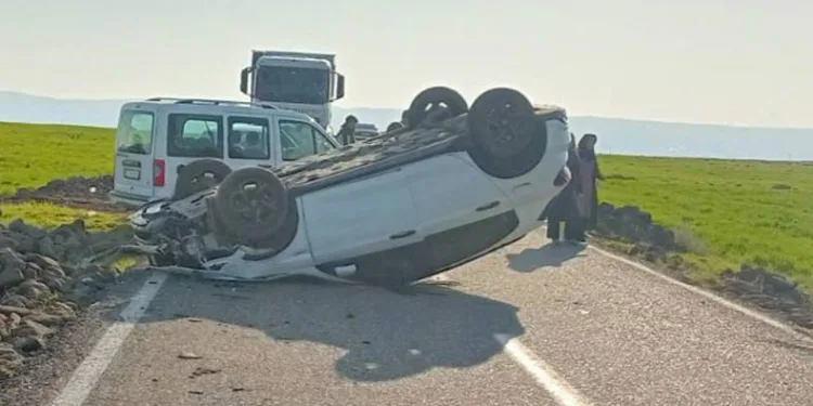 Diyarbakır’da trafik kazası: 3 yaralı
