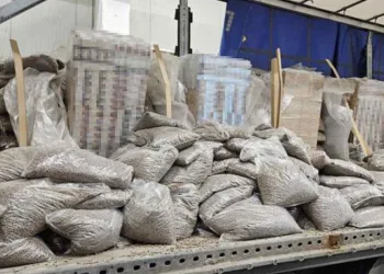 Gümrükte 116 bin 150 paket kaçak sigara yakalandı
