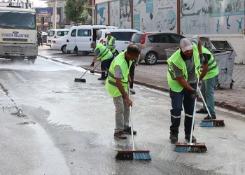 “Sokakları deterjanla yıkanan tek ilçe”