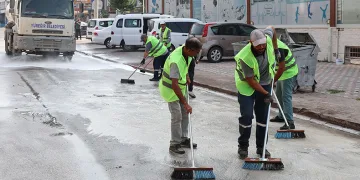 “Sokakları deterjanla yıkanan tek ilçe”