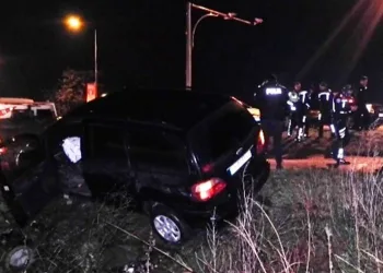 20 kilometrelik kovalamaca kazayla son buldu