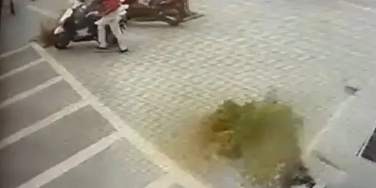 Gaziantep’te motosiklet hırsızlığı kamerada