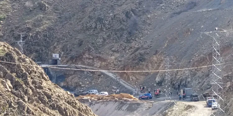Elazığ’da maden ocağında göçük