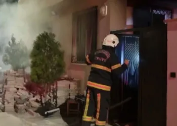 Kahramanmaraş’ta ikamet yangını