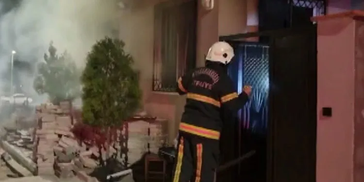 Kahramanmaraş’ta ikamet yangını