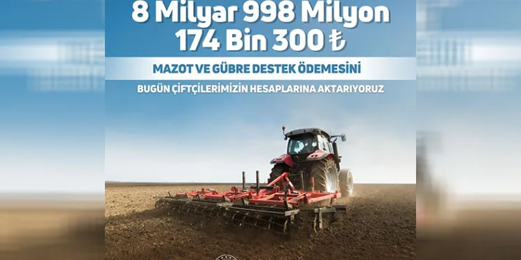 “Destek ödemesi hesaplara aktarılıyor”