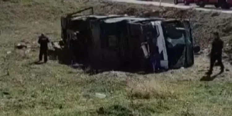Başkent’te EGO otobüsü devrildi;24 yaralı
