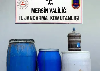 210 litre sahte içki ele geçirildi